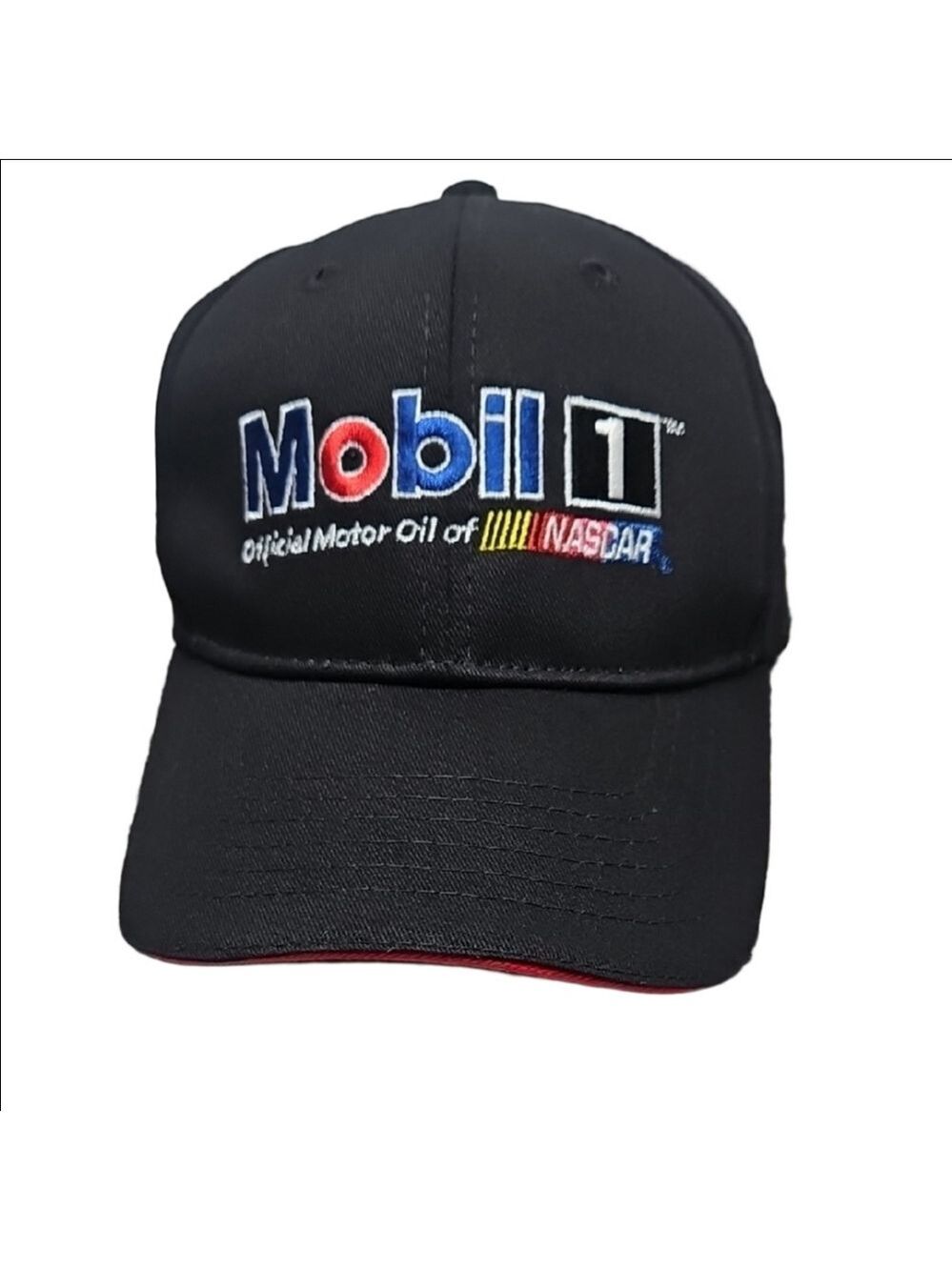 Genuine Mobil 1 Pegasus Official Motor Oil Of NASCAR Black Baseball Cap